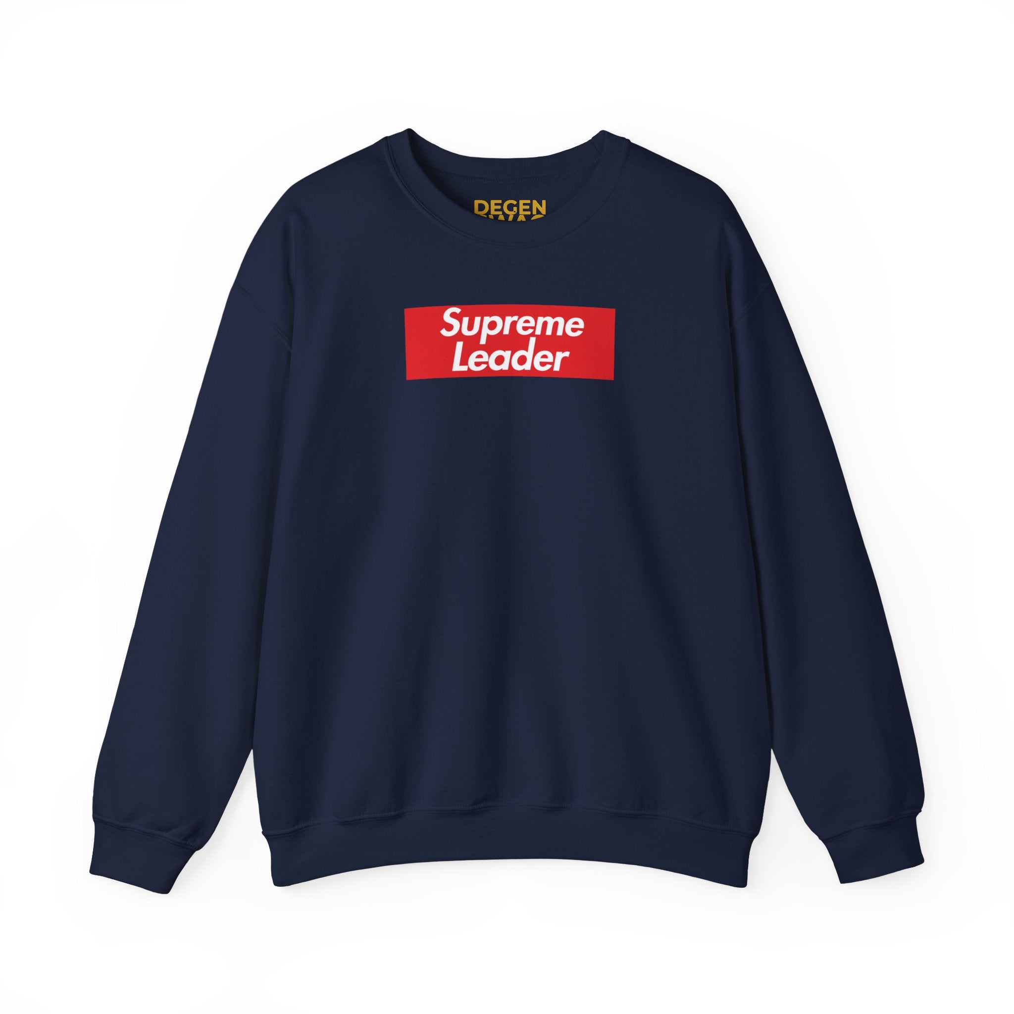 Supreme Leader Heavy Blend Crewneck Sweatshirt (Red Box Logo) – Degen Swag