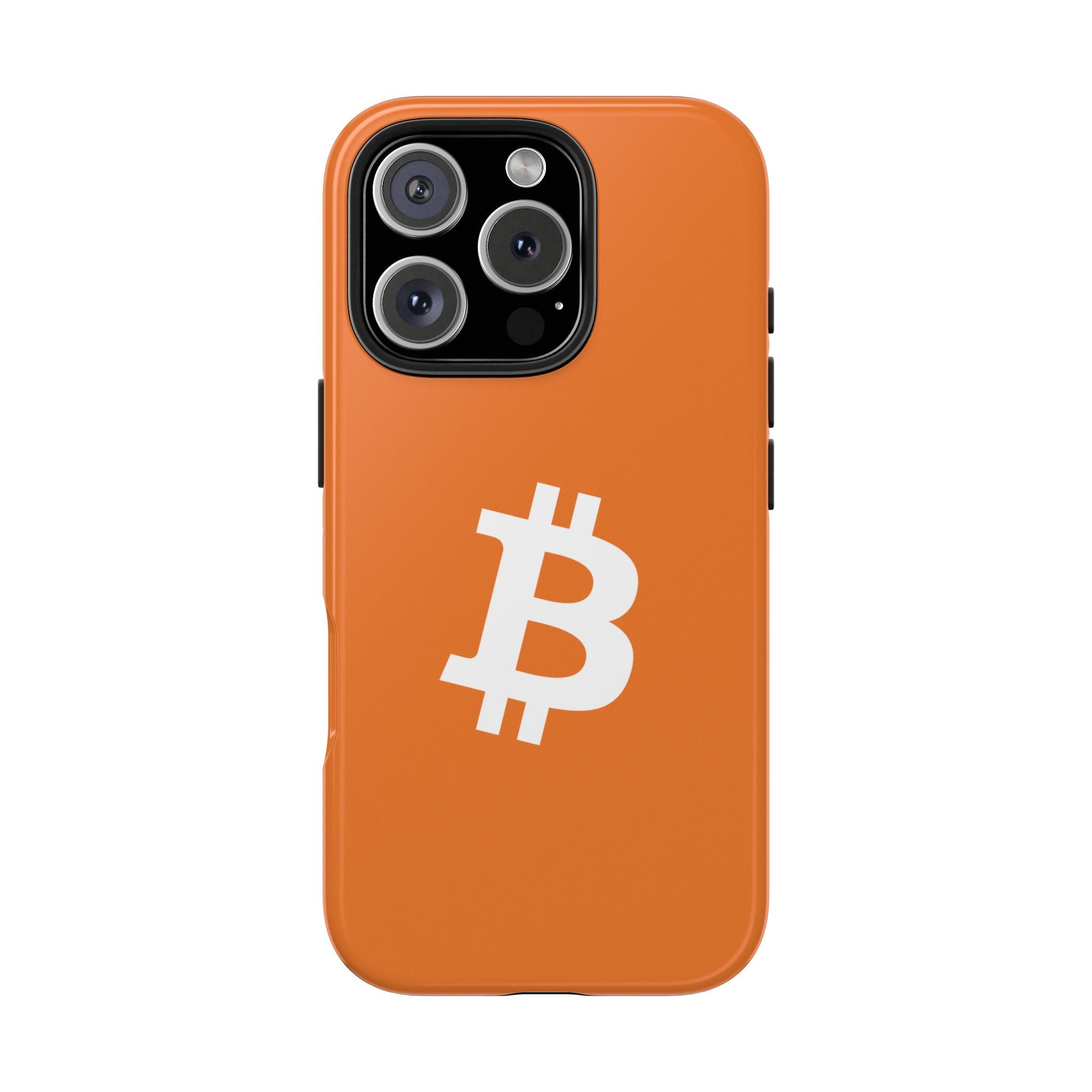 Bitcoin HODL Orange iPhone Case (White Logo) – Degen Swag