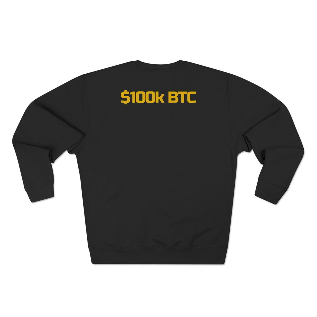 Bitcoin $100K Party Sweatshirt – Degen Swag