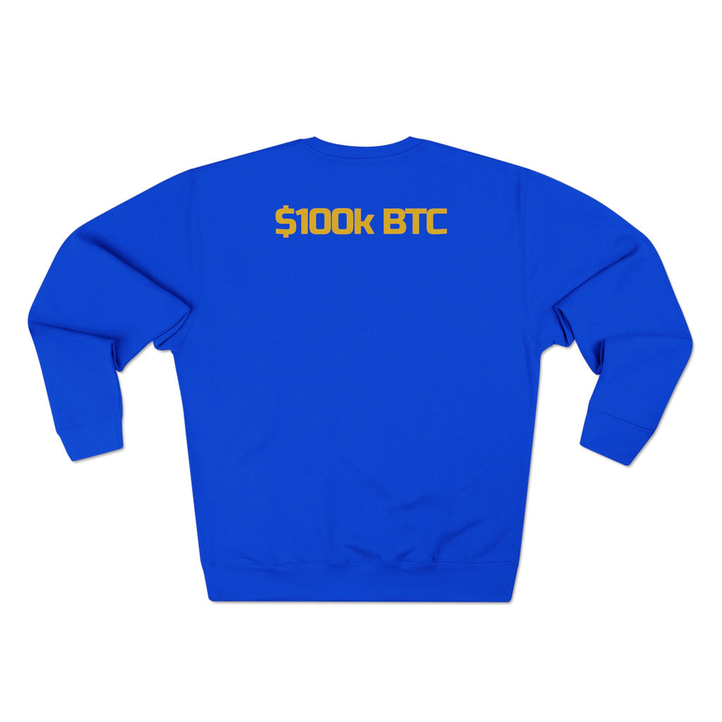 Bitcoin $100K Party Sweatshirt – Degen Swag