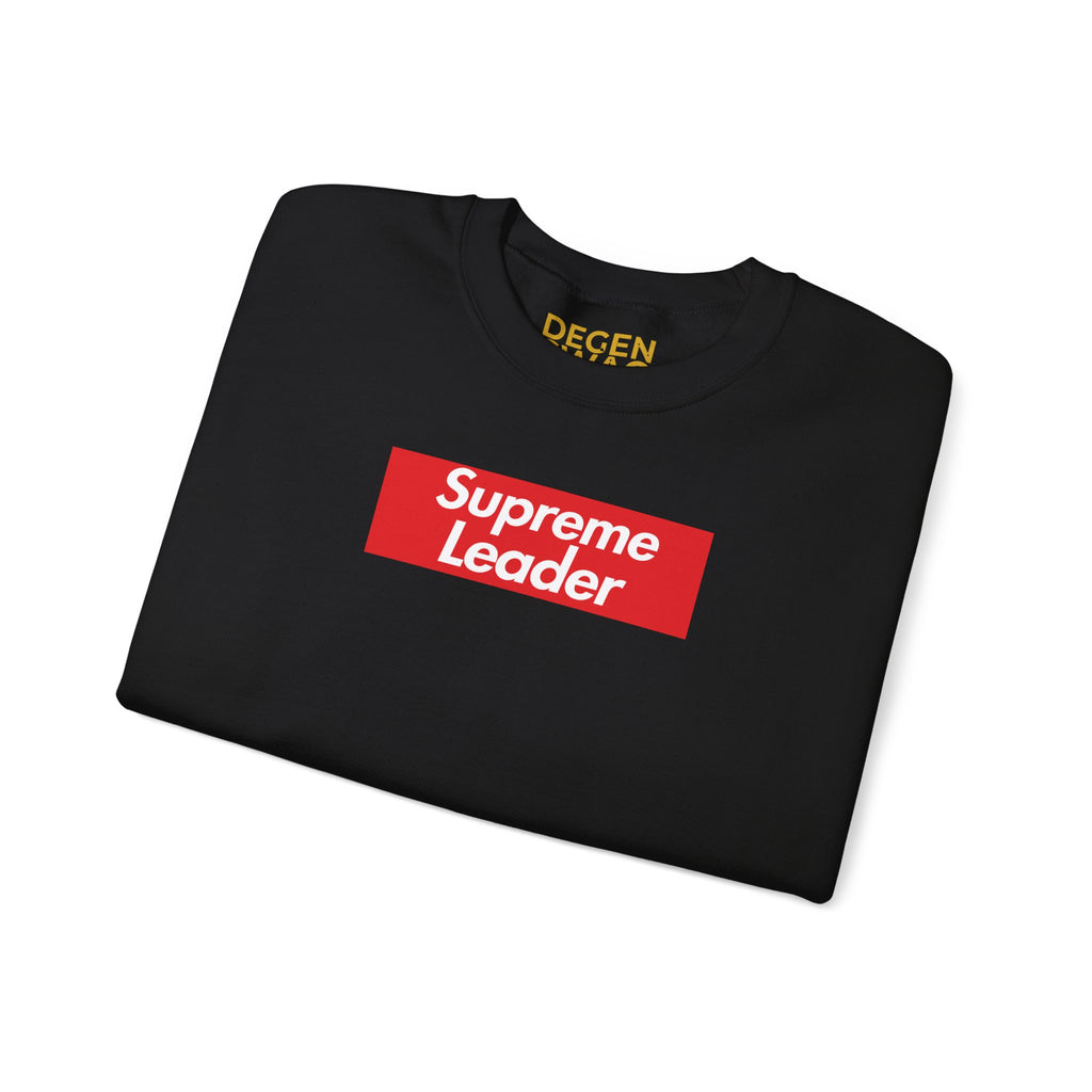 Supreme Leader Heavy Blend Crewneck Sweatshirt (Red Box Logo) – Degen Swag