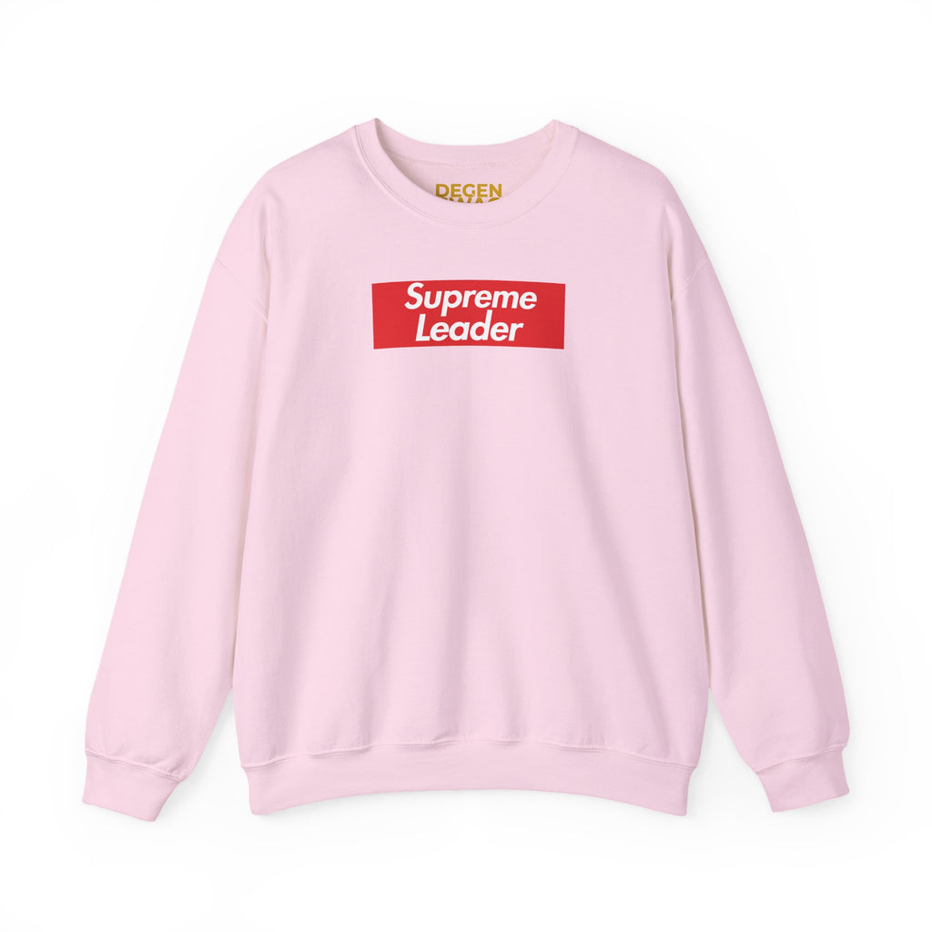 Supreme Leader Heavy Blend Crewneck Sweatshirt (Red Box Logo) – Degen Swag