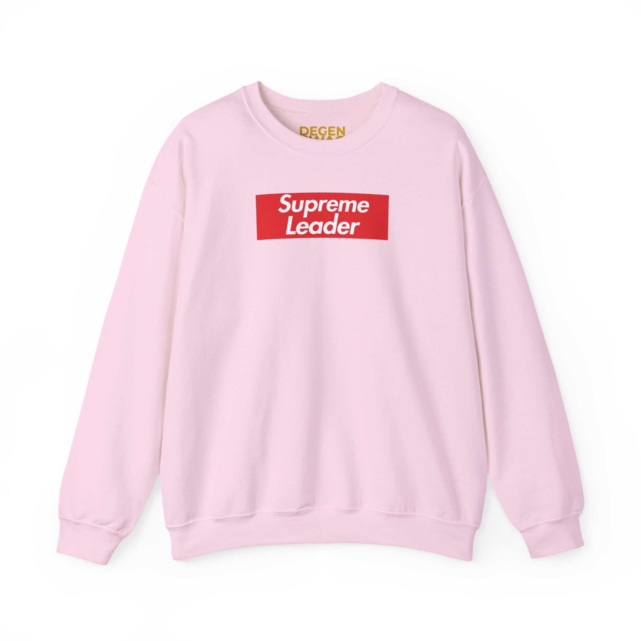 Supreme Leader Heavy Blend Crewneck Sweatshirt (Red Box Logo) – Degen Swag