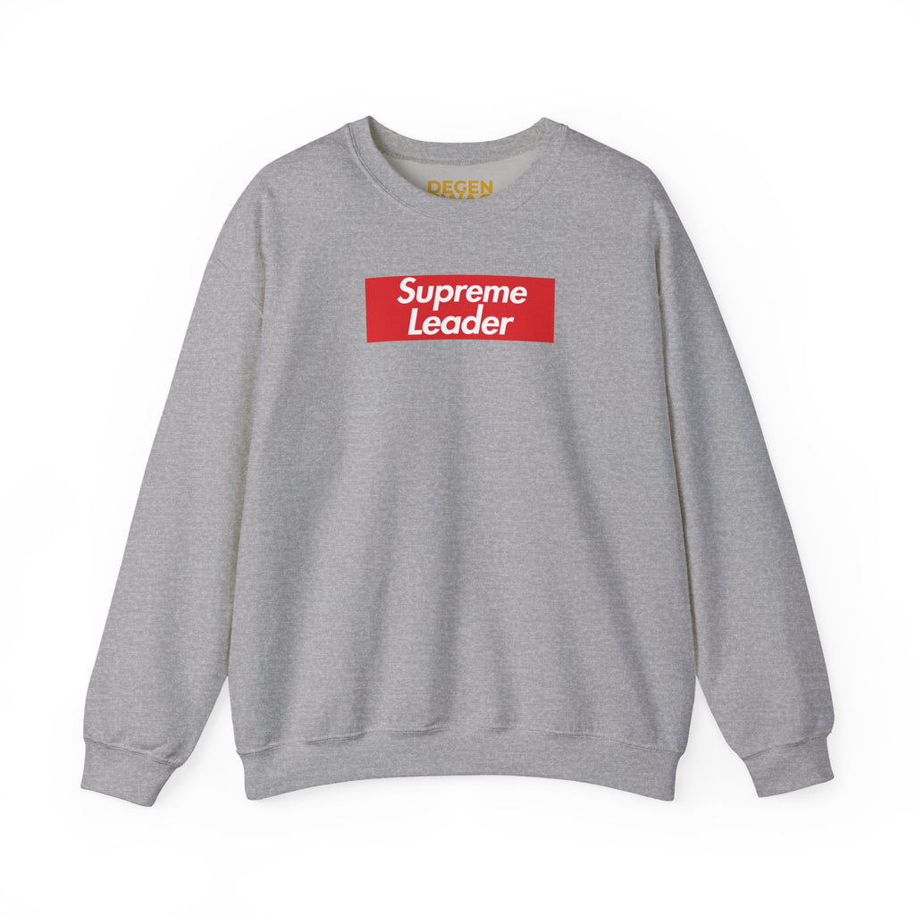 Supreme Leader Heavy Blend Crewneck Sweatshirt (Red Box Logo) – Degen Swag
