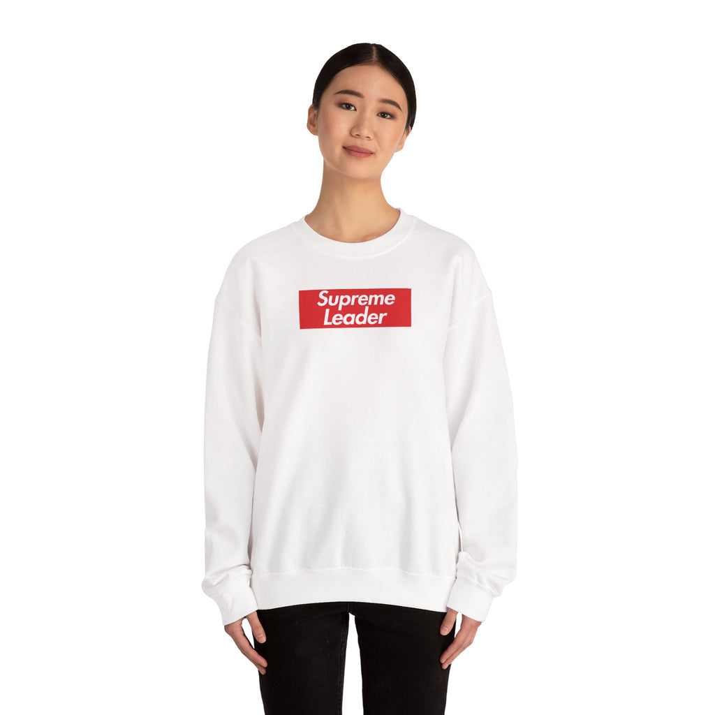 Supreme Leader Heavy Blend Crewneck Sweatshirt (Red Box Logo) – Degen Swag