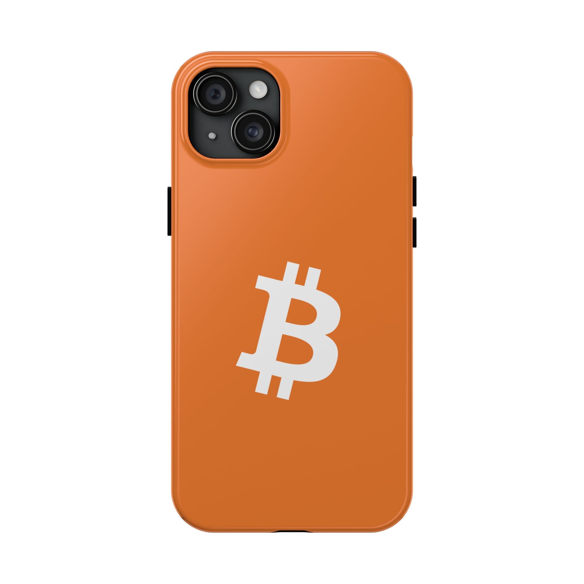 Bitcoin HODL Orange iPhone Case (White Logo) – Degen Swag