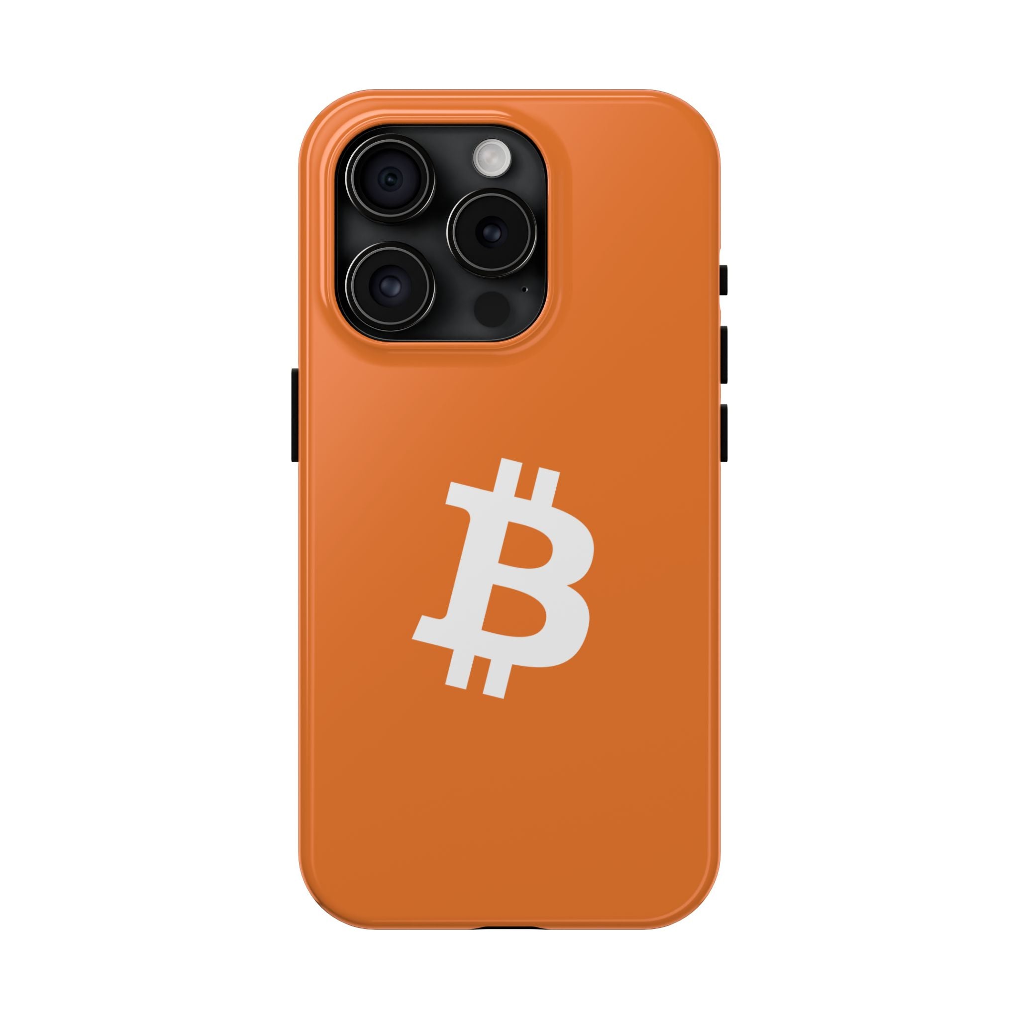 Bitcoin HODL Orange iPhone Case (White Logo) – Degen Swag