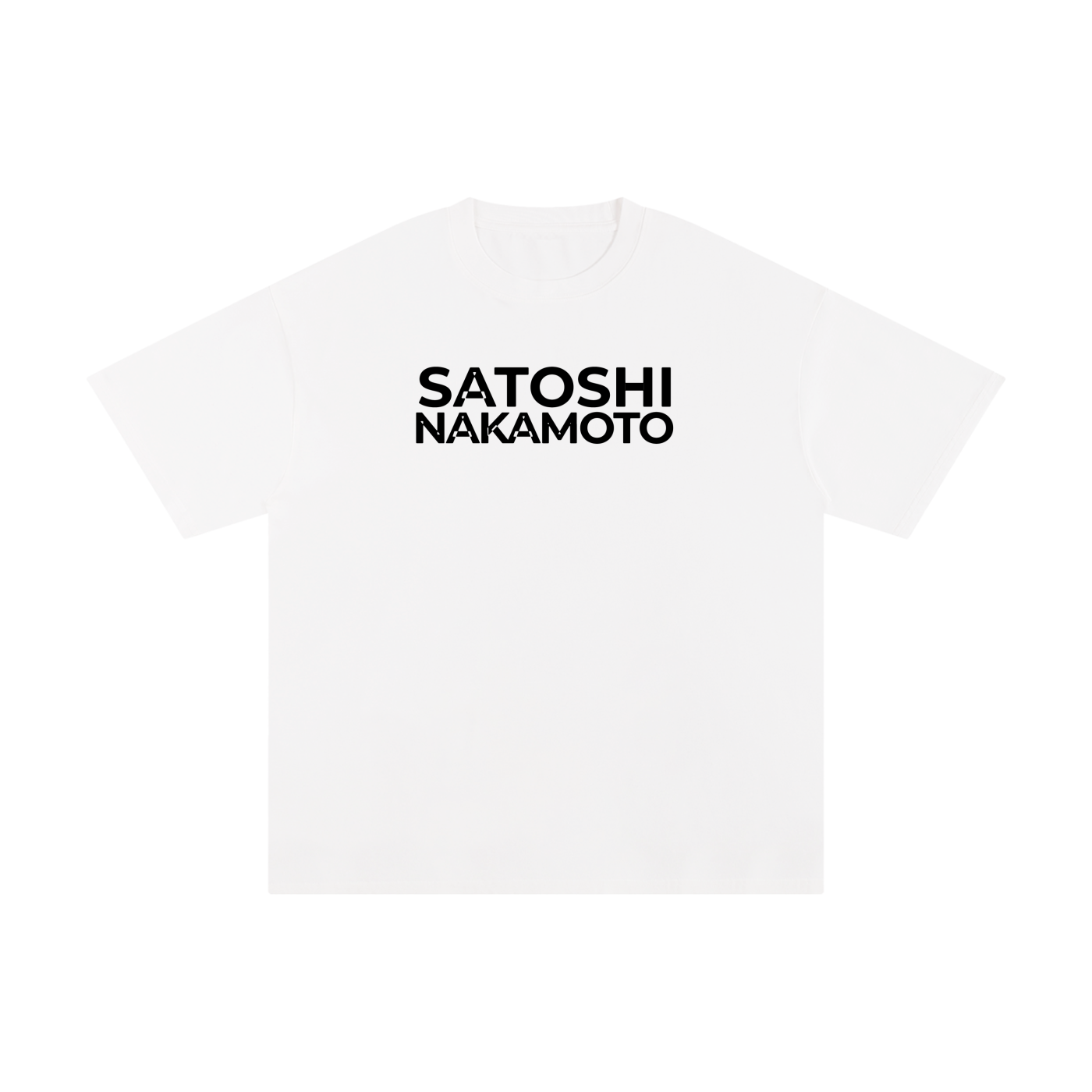 Satoshi Unisex Pure Cotton T-Shirt Black Print - Degen Swag