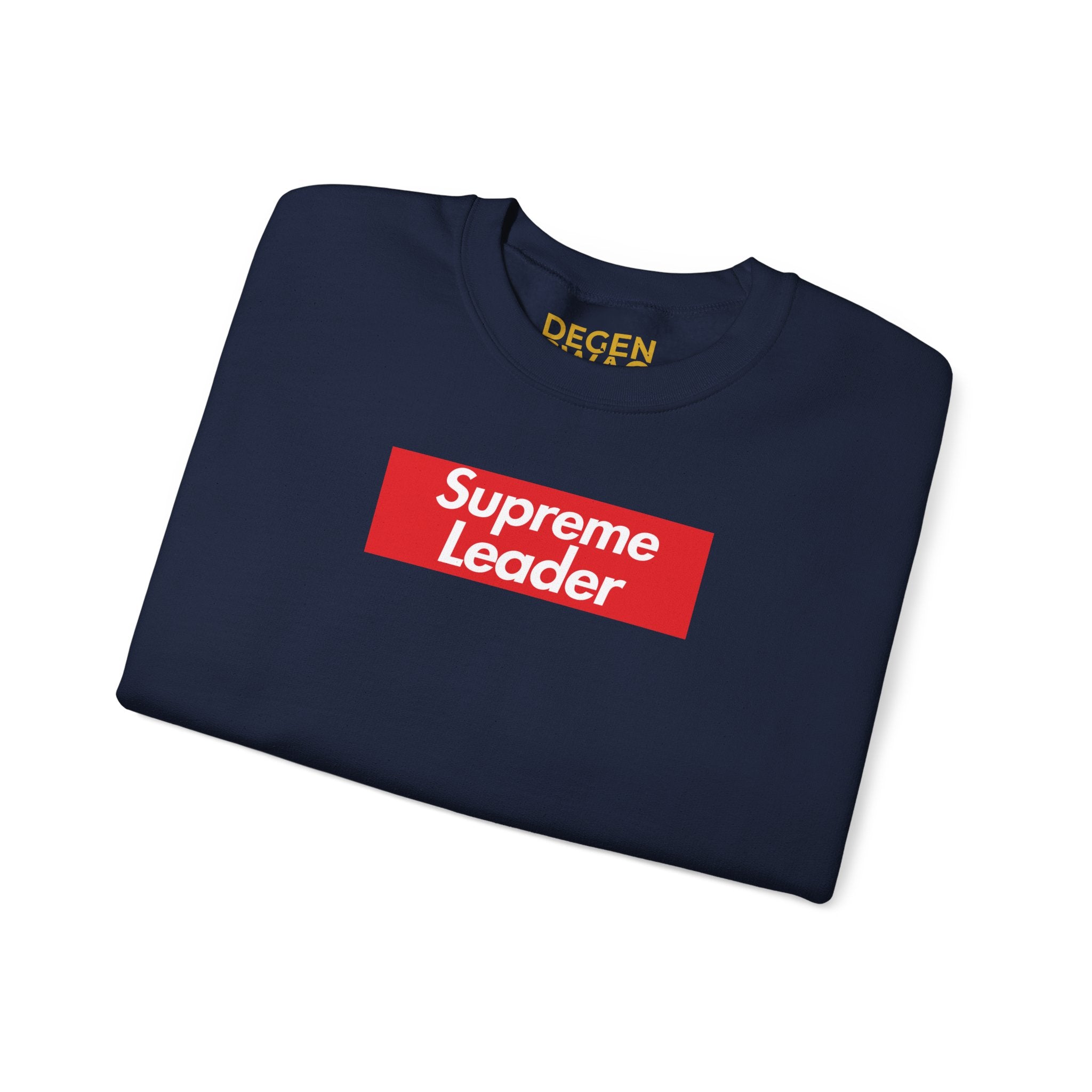 Supreme Leader Heavy Blend Crewneck Sweatshirt (Red Box Logo) – Degen Swag