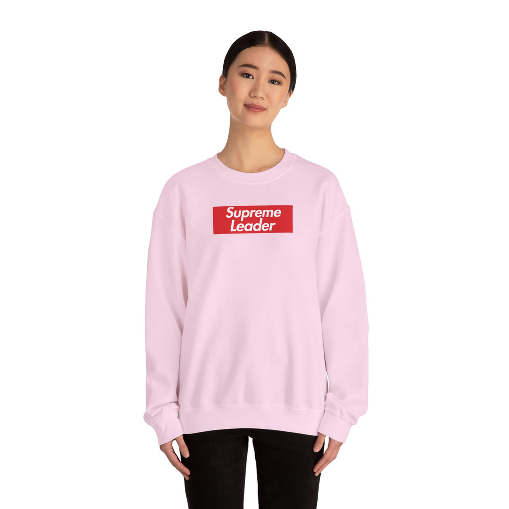 Supreme Leader Heavy Blend Crewneck Sweatshirt (Red Box Logo) – Degen Swag