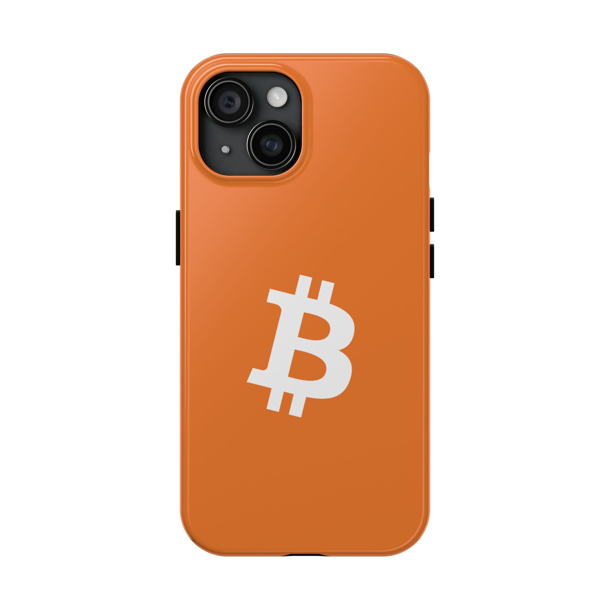 Bitcoin HODL Orange iPhone Case (White Logo) – Degen Swag