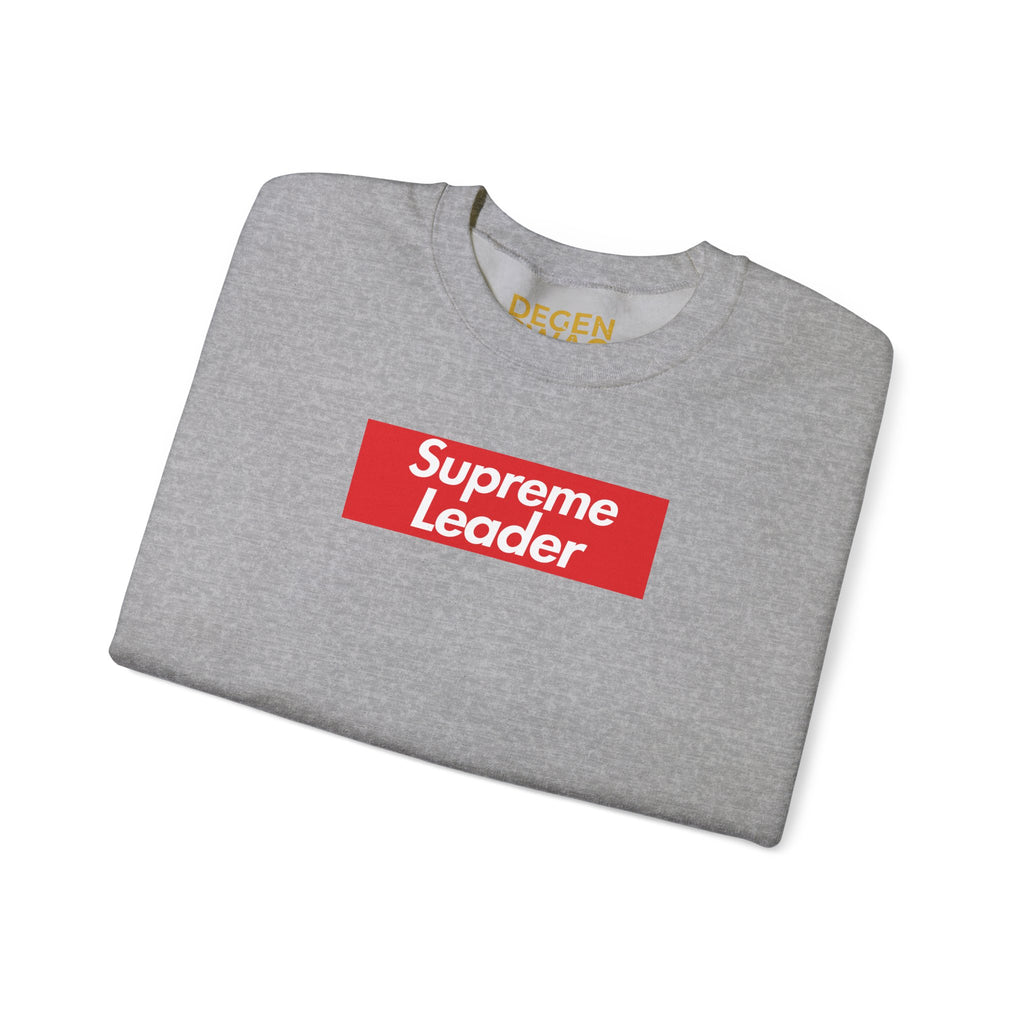 Supreme Leader Heavy Blend Crewneck Sweatshirt (Red Box Logo) – Degen Swag