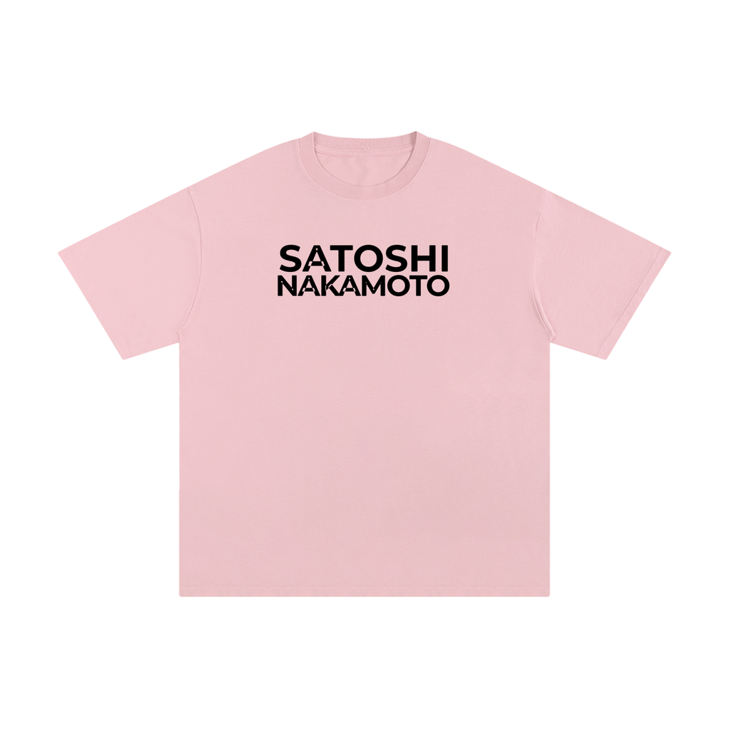 Satoshi Unisex Pure Cotton T-Shirt Black Print - Degen Swag