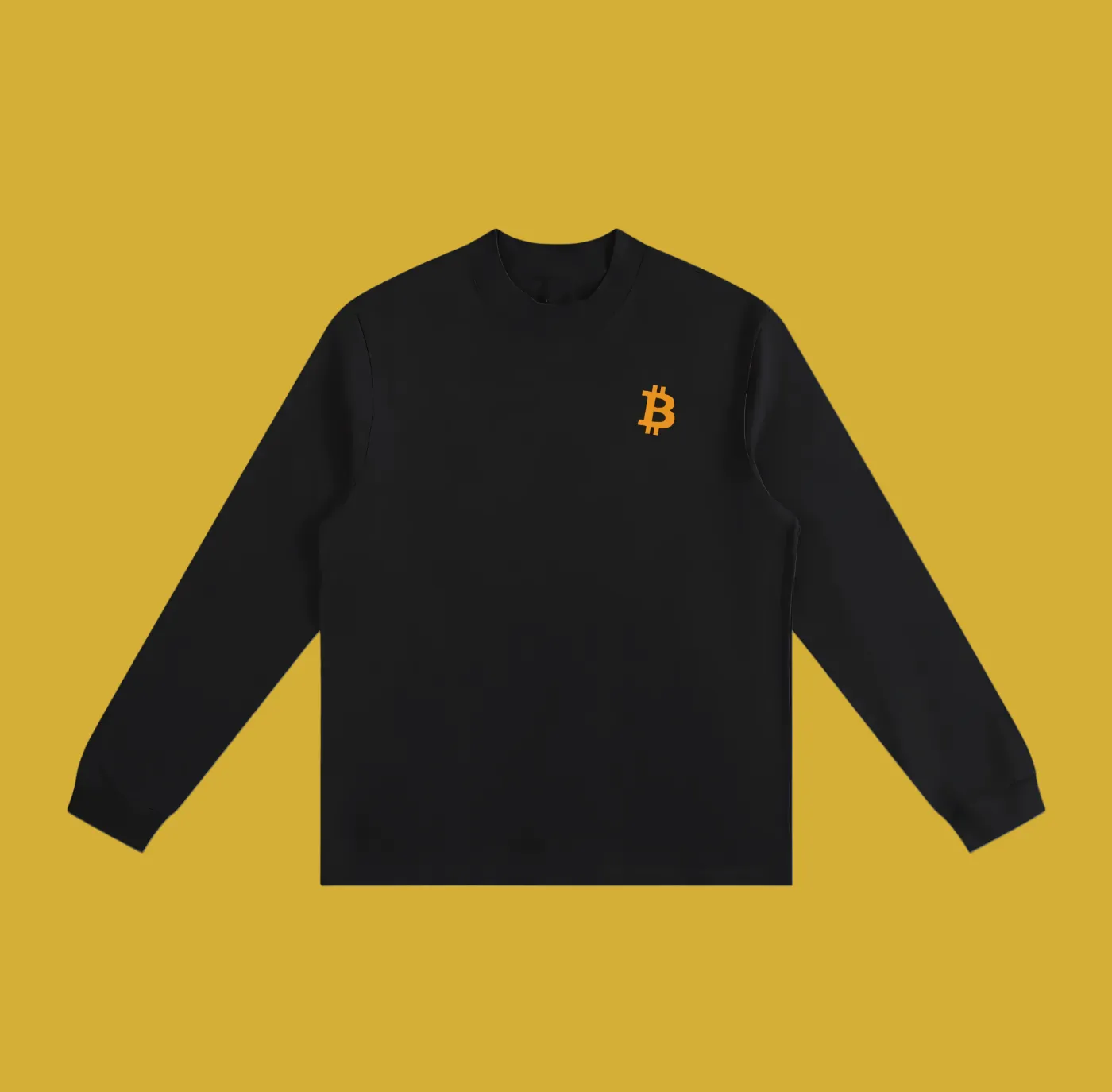 Bitcoin HODL Essential Heavyweight Sweatshirt Bitcoin Logo – Degen Swag