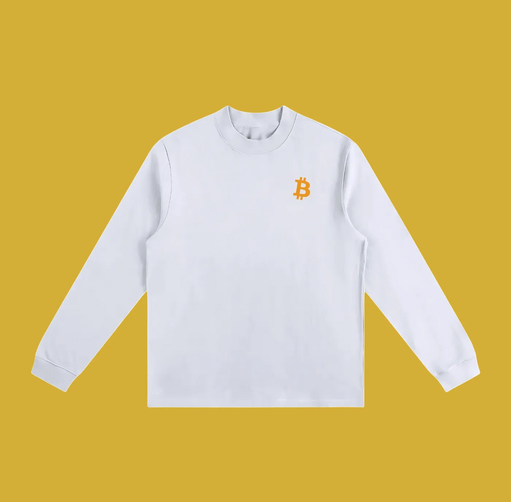 Bitcoin HODL Essential Heavyweight Sweatshirt Bitcoin Logo – Degen Swag
