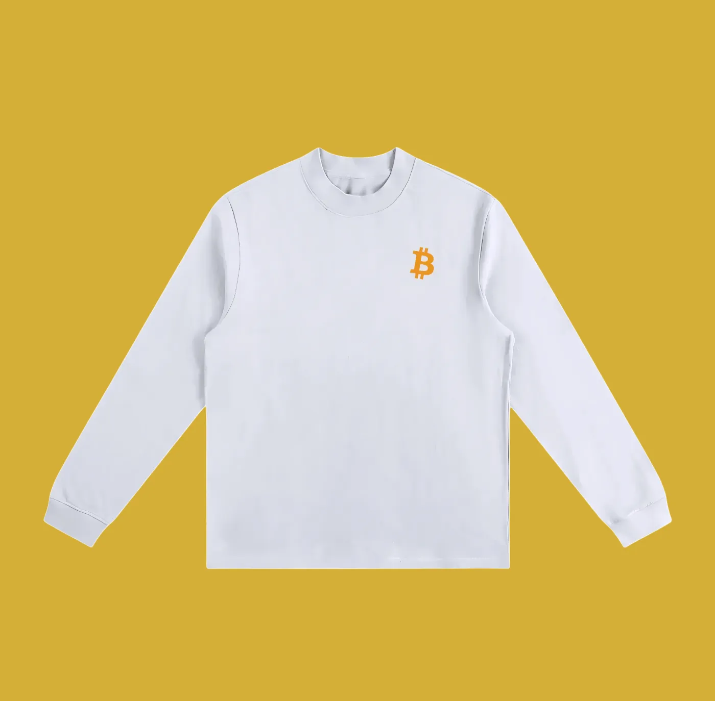 Bitcoin HODL Essential Heavyweight Sweatshirt Bitcoin Logo – Degen Swag