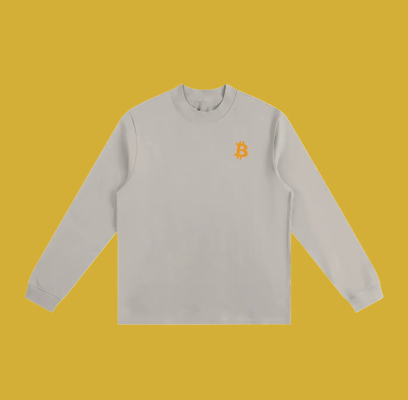 Bitcoin HODL Essential Heavyweight Sweatshirt Bitcoin Logo – Degen Swag