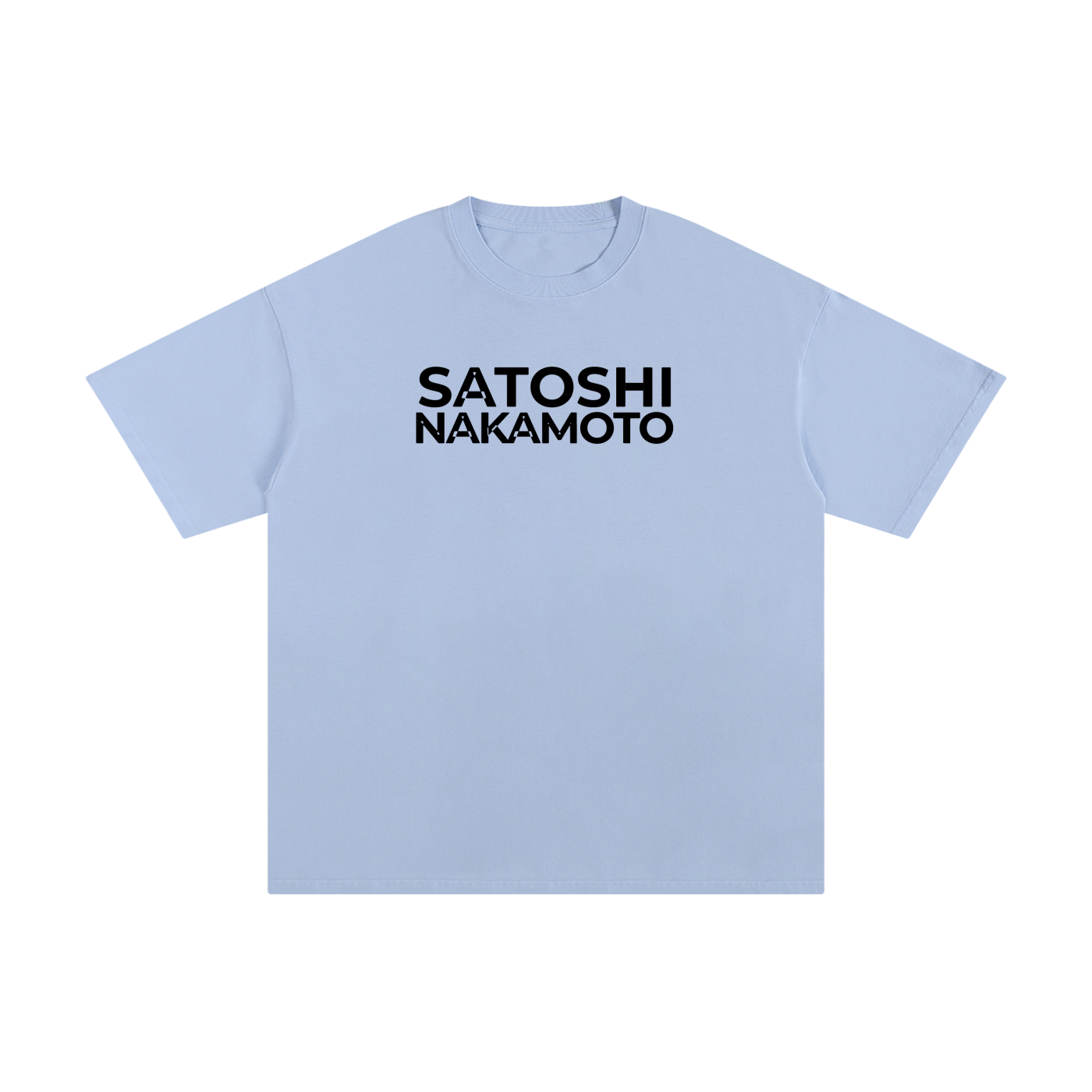 Satoshi Unisex Pure Cotton T-Shirt Black Print - Degen Swag