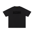 Satoshi Unisex Pure Cotton T-Shirt Black Print - Degen Swag